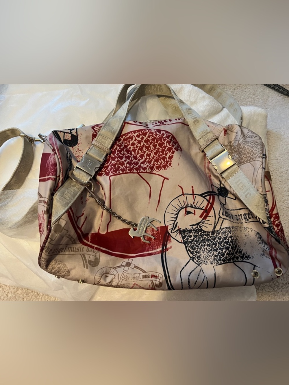 L.A.M.B. Lesportsac Icon barrel  bag
